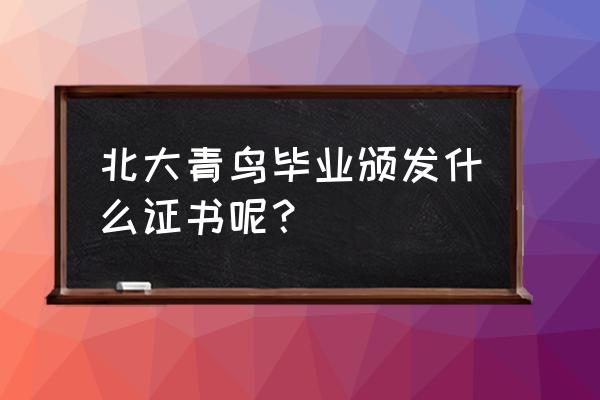 北大青鸟aptech证书查询 北大青鸟毕业颁发什么证书呢？