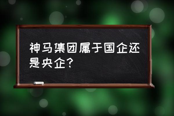 神马实业是国企吗 神马集团属于国企还是央企？